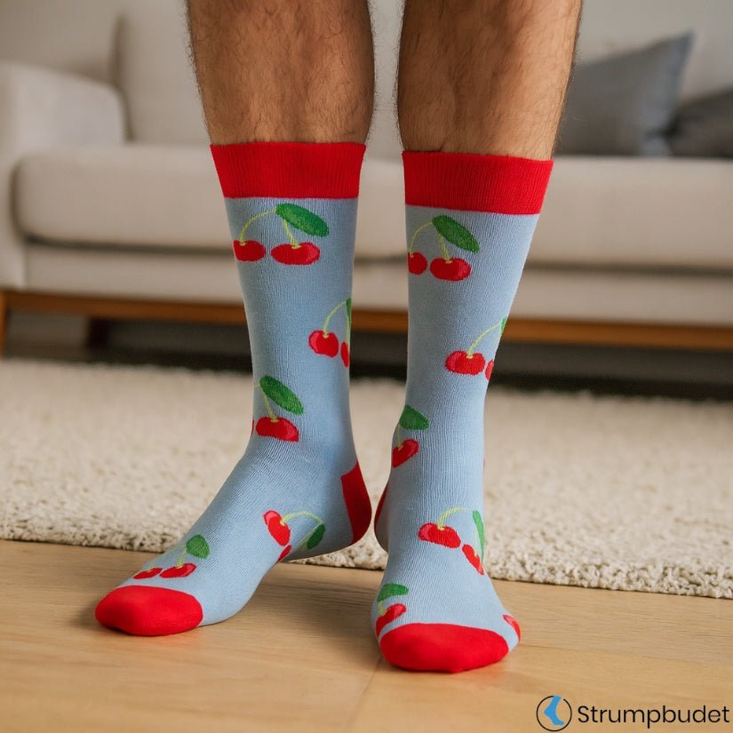 Roliga Strumpor Körsbär