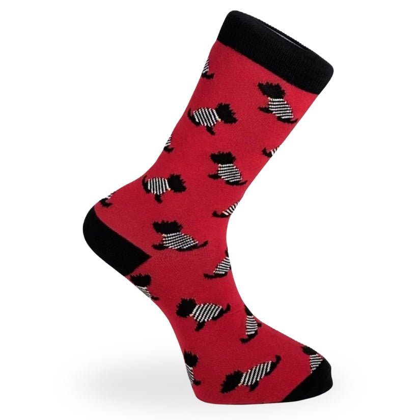 Rolig strumpa med hundar för dam och herr - Strumpbudet