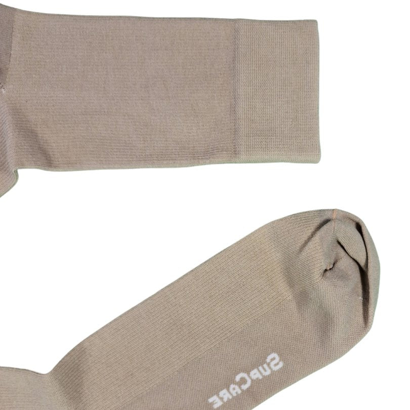 1 par korta Stödstrumpor Beige detaljer