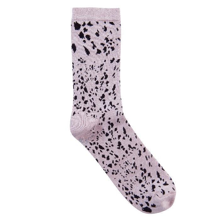 Bambustrumpor Leopard Rosa - Strumpbudet