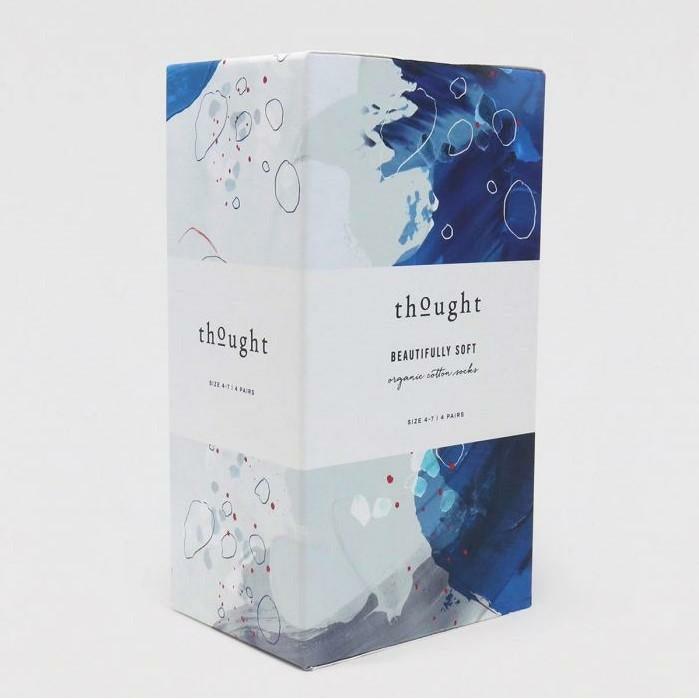 Presentbox med fyra par damstrumpor i bambu från Thought - Strumpbudet