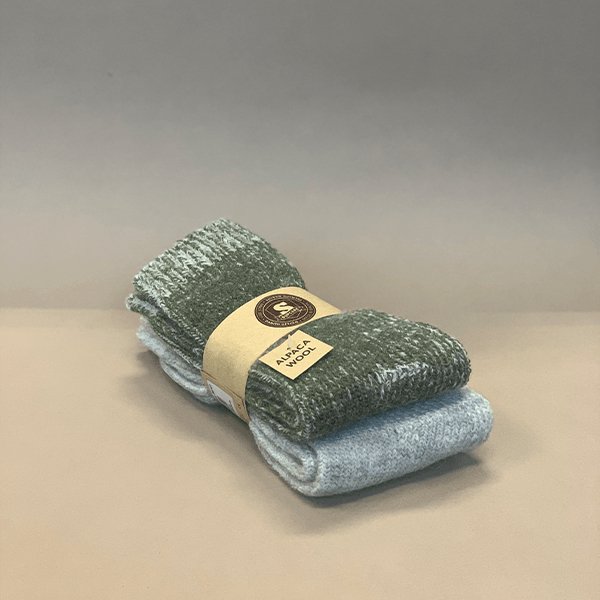 2-pack raggsockor alpacka i förpackning - Strumpbudet