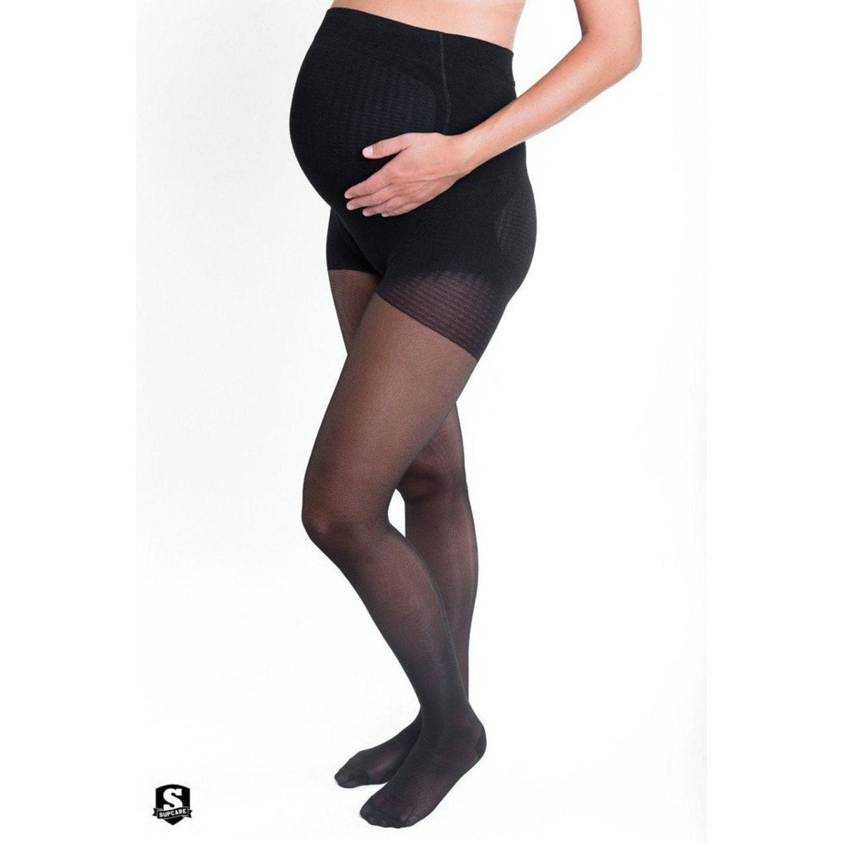 Stödstrumpbyxor Gravid Svart - Strumpbudet